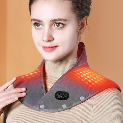 ComfortZone Heated Neck & Shoulder Wrap with Massage