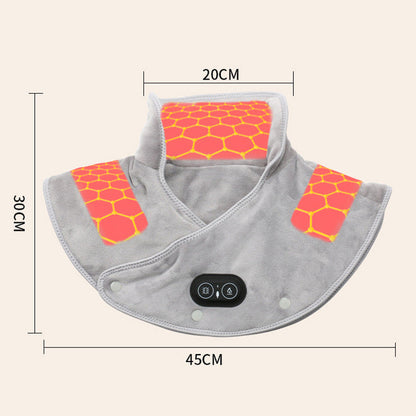 ComfortZone Heated Neck & Shoulder Wrap with Massage