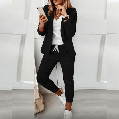 Chic Comfortable Blazer Set