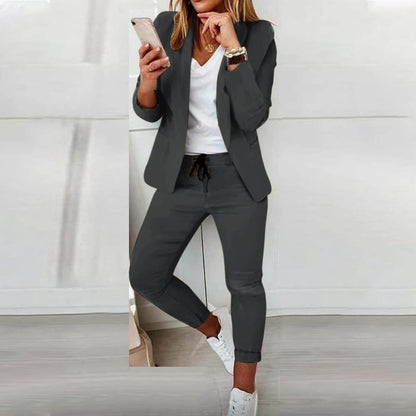 Chic Comfortable Blazer Set