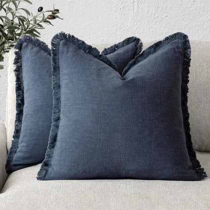 Davy | Elegant pillowcase made of cotton-linen for stylish decoration