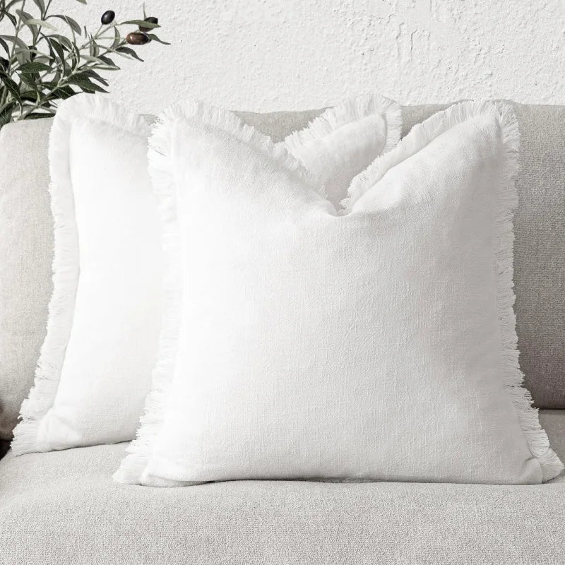 Davy | Elegant pillowcase made of cotton-linen for stylish decoration