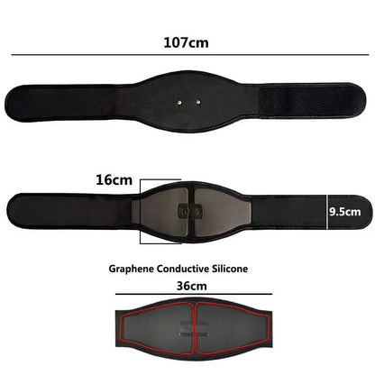 Davy | EMS Abs Trainer – 19-Level Abdominal Muscle Stimulator for Core Strengthening