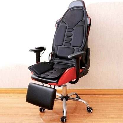 Davy | Ergonomic Massage Seat Cushion | Shiatsu & Vibration Massage for Neck, Back & Thighs | Optional Heat Function | Includes Car Adapter & Remote Control