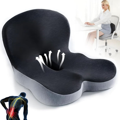 Davy | Ergonomic Seat Cushion with Lumbar Support