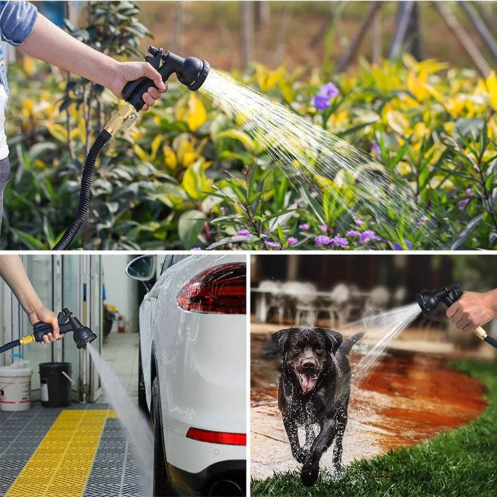 Davy | Expandable Garden Hose with Multiple Spray Patterns