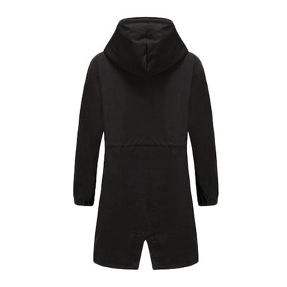 Versatile Hooded Trench Coat