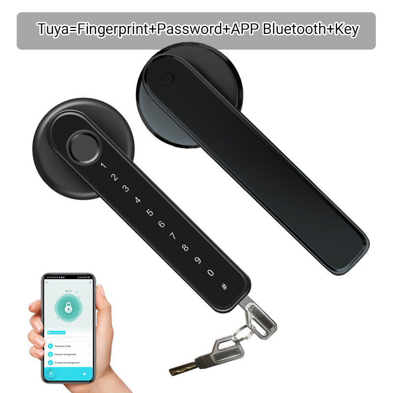 Davy | Fingerprint Smart Door Lock Handle with Bluetooth APP Control