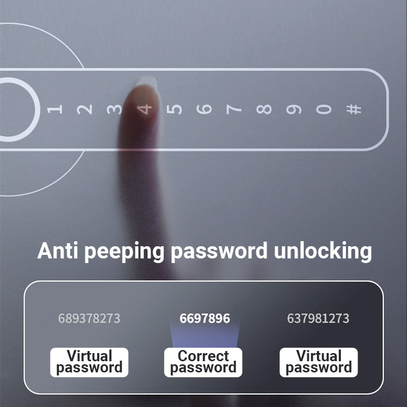 Davy | Fingerprint Smart Door Lock Handle with Bluetooth APP Control