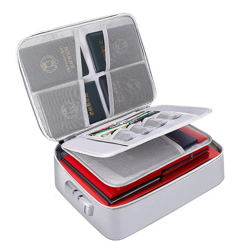 Davy | Fireproof and Waterproof Document Organizer Bag – Portable Protective Storage for Travel and Home Security
