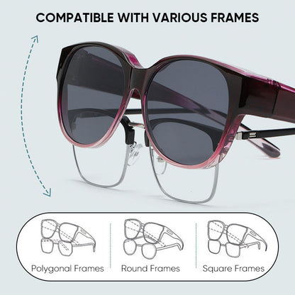 Davy | Fit Over Glasses Sunglasses