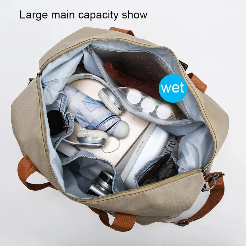 Davy | FITVOY DUFFEL – Lightweight Gym & Travel Bag with Shoe Compartment and Wet-Dry Separation