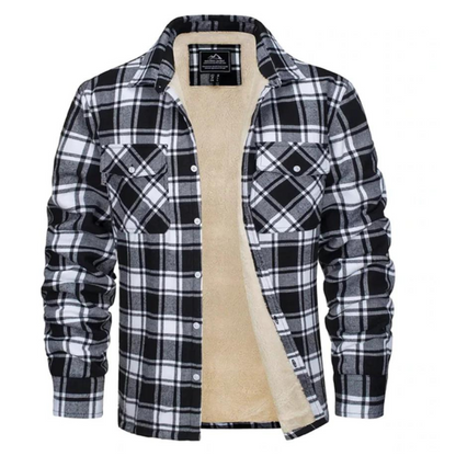Davy | Cozy Fleece-Lined Checked Jacket
