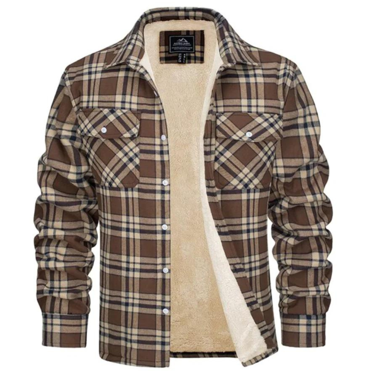 Davy | Cozy Fleece-Lined Checked Jacket