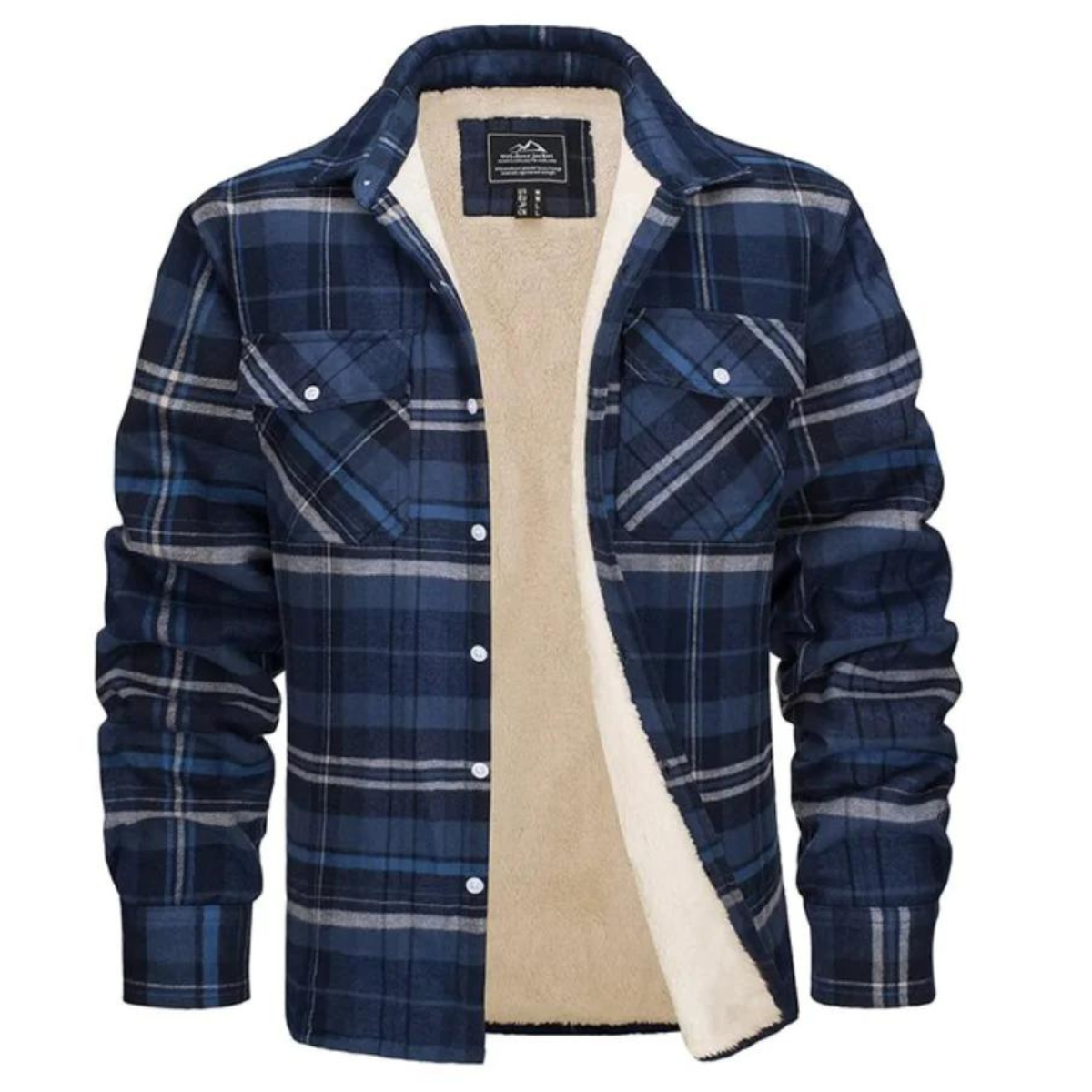 Davy | Cozy Fleece-Lined Checked Jacket