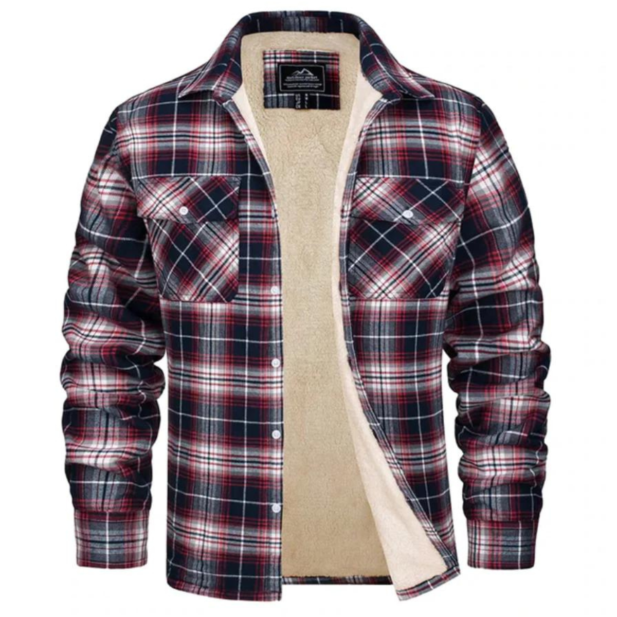 Davy | Cozy Fleece-Lined Checked Jacket