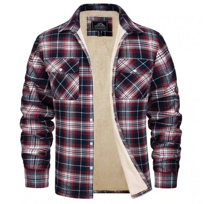 Davy | Cozy Fleece-Lined Checked Jacket