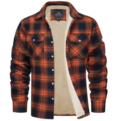 Davy | Cozy Fleece-Lined Checked Jacket