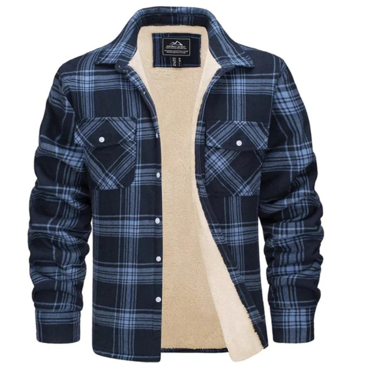 Davy | Cozy Fleece-Lined Checked Jacket