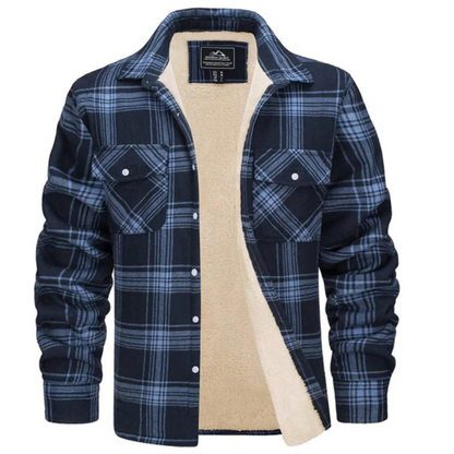Davy | Cozy Fleece-Lined Checked Jacket