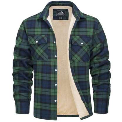 Davy | Cozy Fleece-Lined Checked Jacket