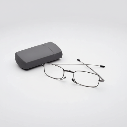 Davy | Folding Reading Glasses - Portable With Case