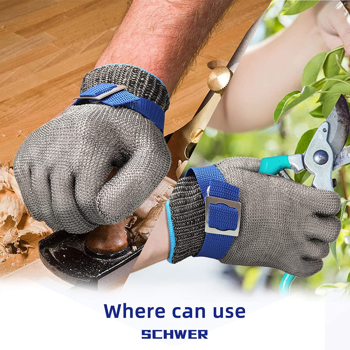 Davy | Food-Safe Cut-Resistant Stainless Steel Mesh Glove