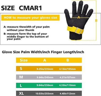 Davy | Food-Safe Cut-Resistant Stainless Steel Mesh Glove