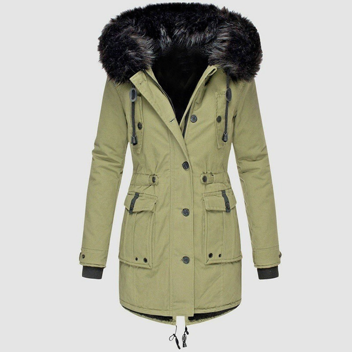 Women's Cozy Insulated Parka Coat