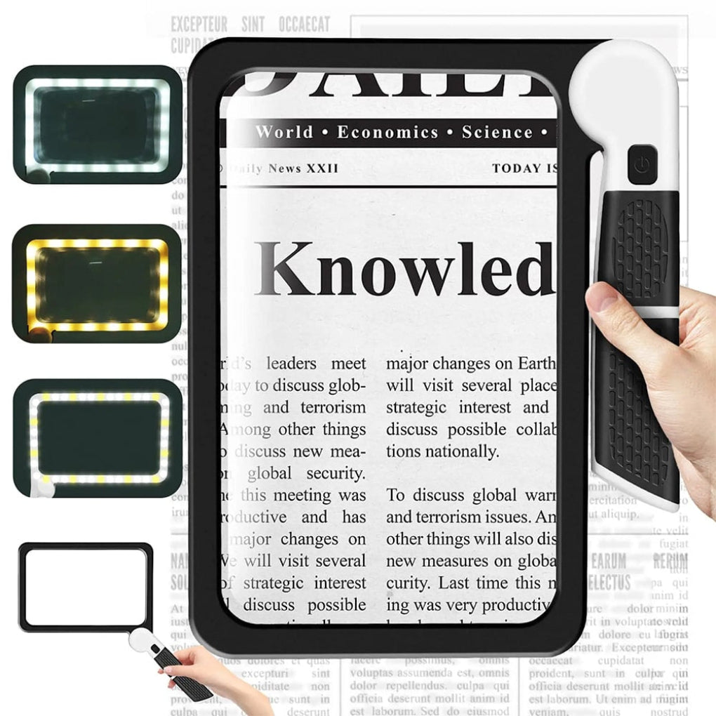Davy | Full Page Magnifying Glass with Handle