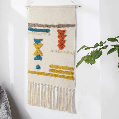 Davy | Boho Geometric Fringe Wall Hanging