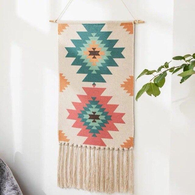 Davy | Boho Geometric Fringe Wall Hanging