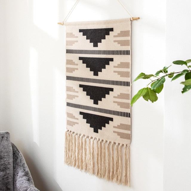 Davy | Boho Geometric Fringe Wall Hanging