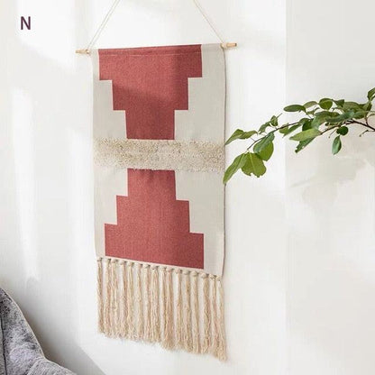Davy | Boho Geometric Fringe Wall Hanging