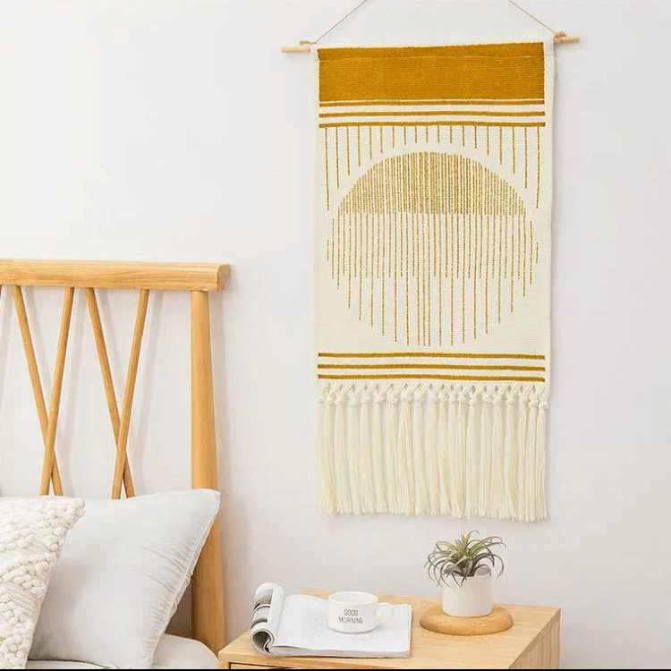 Davy | Boho Geometric Fringe Wall Hanging