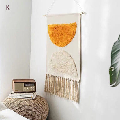 Davy | Boho Geometric Fringe Wall Hanging