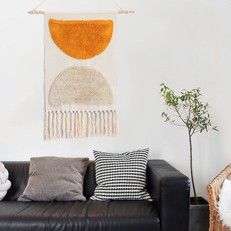 Davy | Boho Geometric Fringe Wall Hanging
