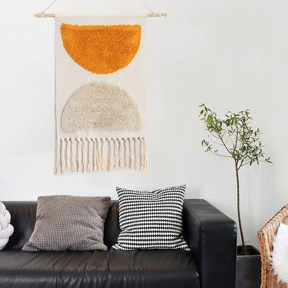 Davy | Boho Geometric Fringe Wall Hanging