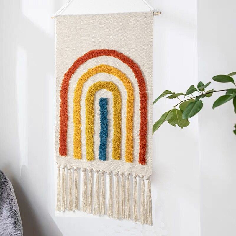 Davy | Boho Geometric Fringe Wall Hanging