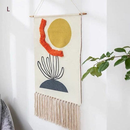 Davy | Boho Geometric Fringe Wall Hanging