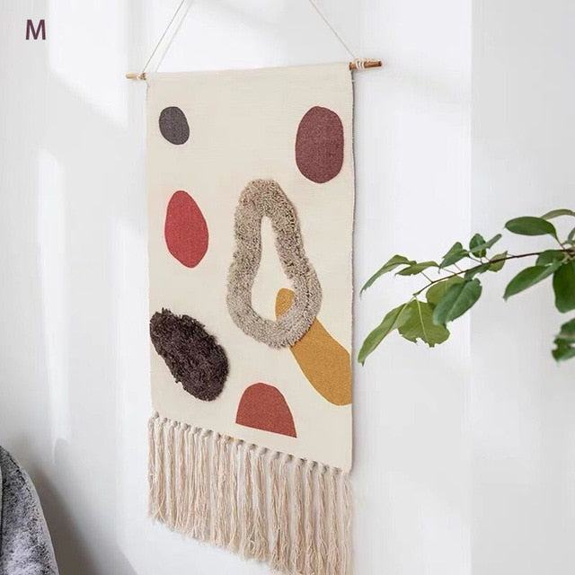 Davy | Boho Geometric Fringe Wall Hanging