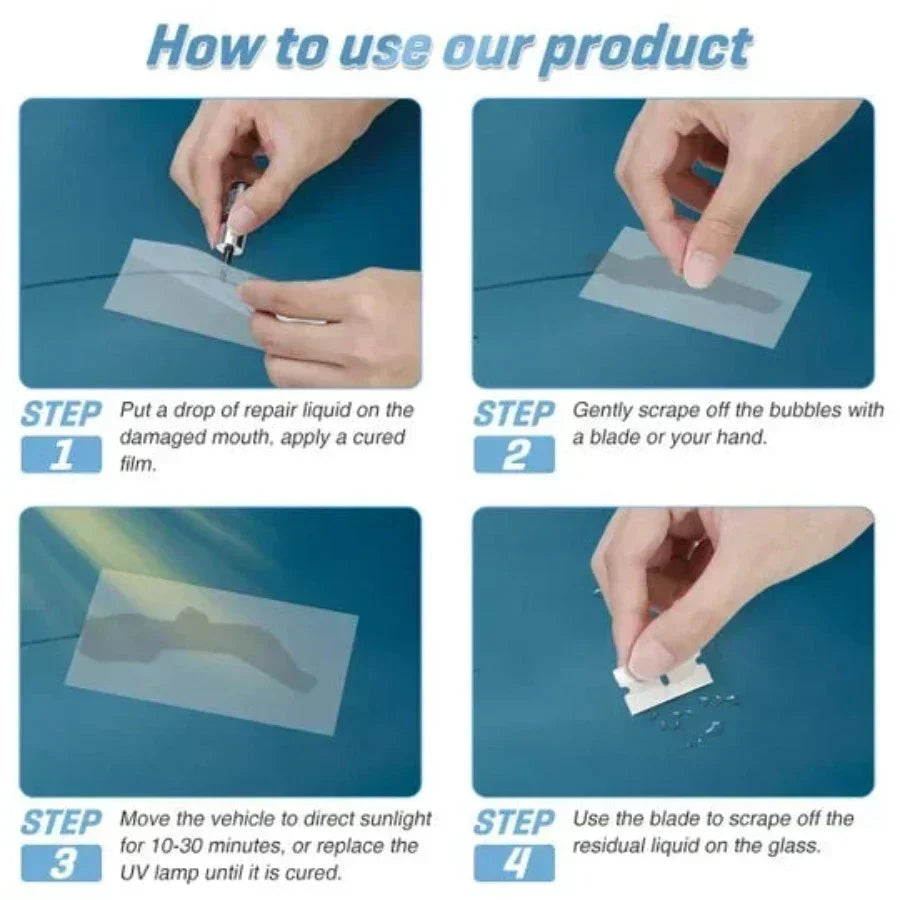 Davy | Glass Repair: Cracks Gone Glass Repair Kit