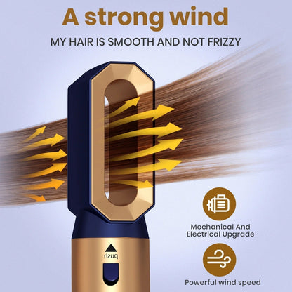 Davy | Glossify 5-in-1 Hair Styler | 1000W Hot Air Brush with Ionic Technology