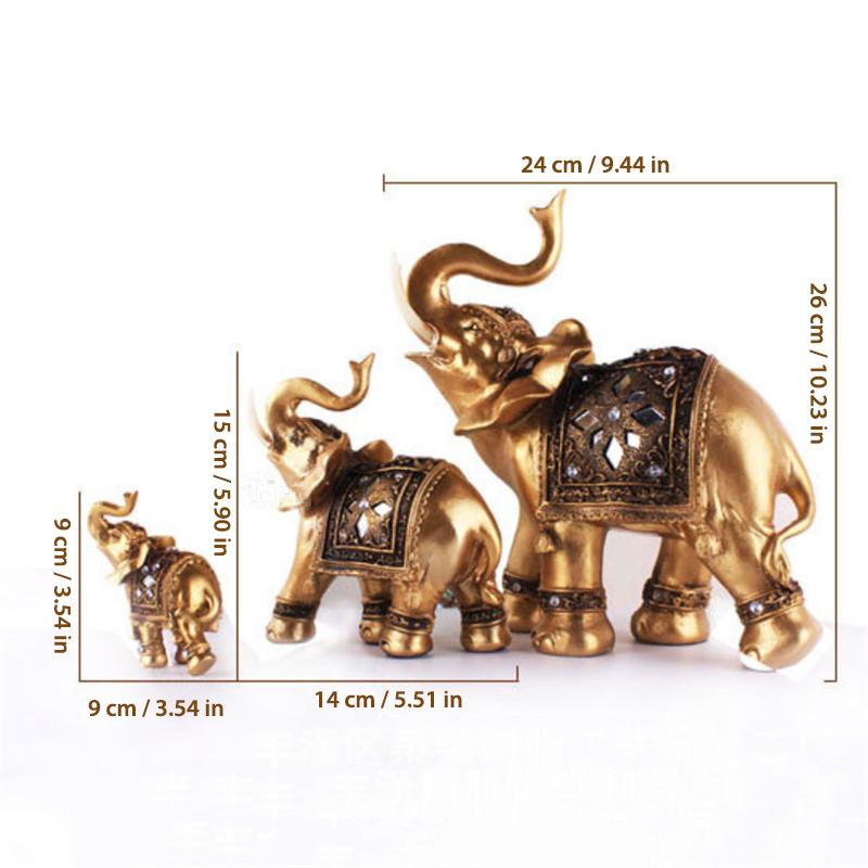 Davy | Golden Elephant Statue