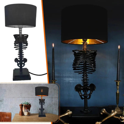 Davy | Gothic Skeleton Sculpture Lamp | Handmade Artistic Illumination