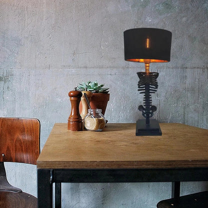 Davy | Gothic Skeleton Sculpture Lamp | Handmade Artistic Illumination