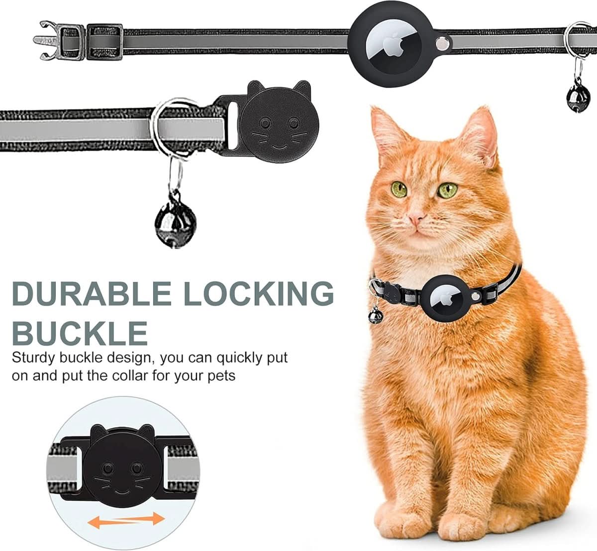 Davy | GPS Collar for Cats with Reflective Design
