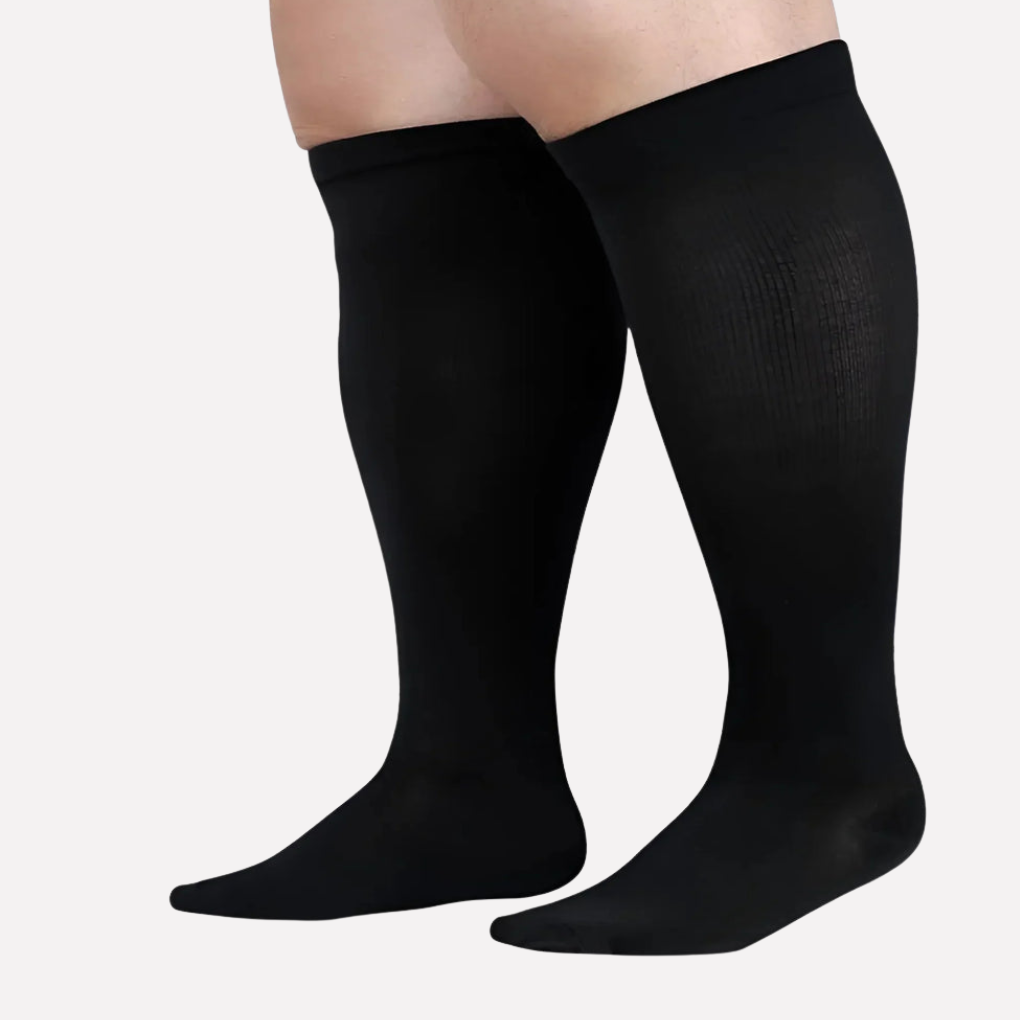 Davy | Ribbed compression socks with graduated support
