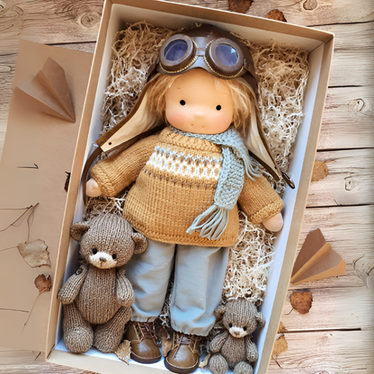 Davy | Handcrafted Waldorf Doll for Children