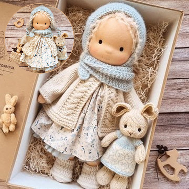 Davy | Natural Waldorf-Style Cloth Doll Toy